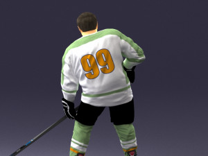 hockey player 0285 3 d print ready 3D 打印模型