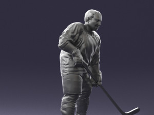 hockey player 0285 3 d print ready 3D 打印模型