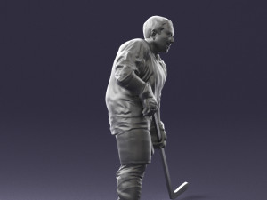 hockey player 0285 3 d print ready 3D 打印模型