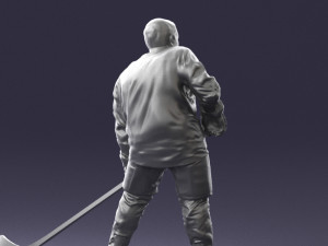 hockey player 0285 3 d print ready 3D 打印模型