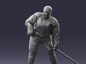 hockey player 0285 3 d print ready 3D 打印模型