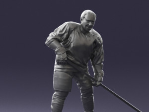 hockey player 0285 3 d print ready 3D 打印模型