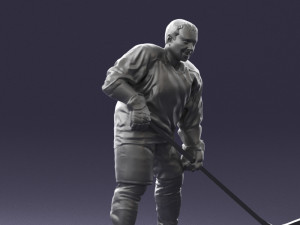 hockey player 0285 3 d print ready 3D 打印模型