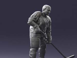 hockey player 0285 3 d print ready 3D 打印模型