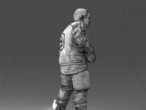 hockey player 0285 3 d print ready 3D 打印模型