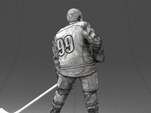hockey player 0285 3 d print ready 3D 打印模型