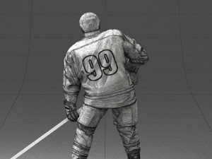 hockey player 0285 3 d print ready 3D 打印模型