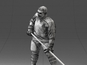 hockey player 0285 3 d print ready 3D 打印模型