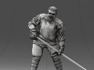 hockey player 0285 3 d print ready 3D 打印模型