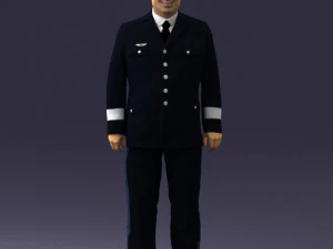 pilot man 0294 3D Model