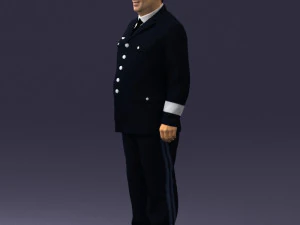 pilot man 0294 3D Model