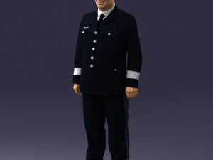 pilot man 0294 3D Model