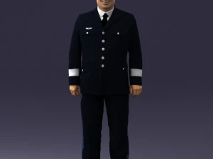 homem piloto 0294 impress&atilde;o 3d pronta Modelo de Impressão 3D