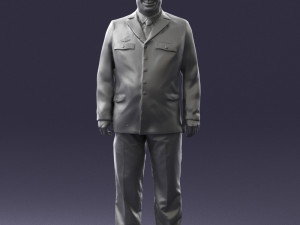 pilot man 0294 3d print ready Model Cetak 3D