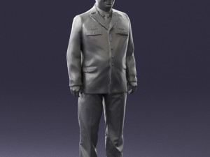 pilot man 0294 3d print ready Model Cetak 3D