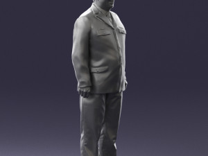 pilot man 0294 3d print ready Model Cetak 3D