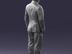 pilot man 0294 3d print ready Model Cetak 3D