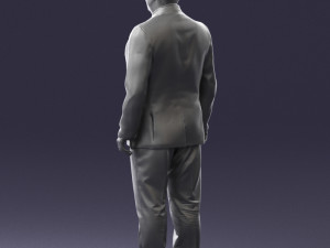 pilot man 0294 3d print ready Model Cetak 3D