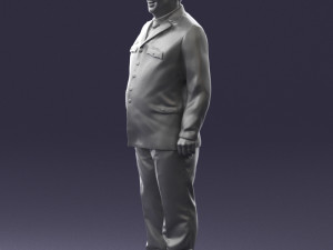 pilot man 0294 3d print ready Model Cetak 3D
