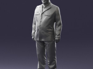 pilot man 0294 3d print ready Model Cetak 3D