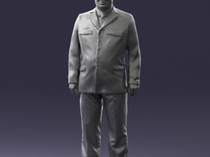 pilot man 0294 3d print ready Model Cetak 3D