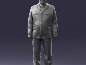 pilot man 0294 3d print ready Model Cetak 3D