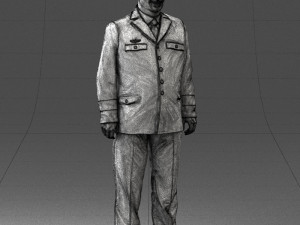 pilot man 0294 3d print ready Model Cetak 3D