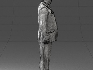 pilot man 0294 3d print ready Model Cetak 3D