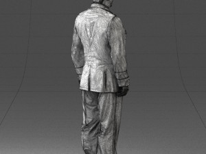 pilot man 0294 3d print ready Model Cetak 3D