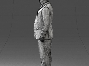 pilot man 0294 3d print ready Model Cetak 3D