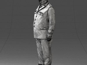 pilot man 0294 3d print ready Model Cetak 3D