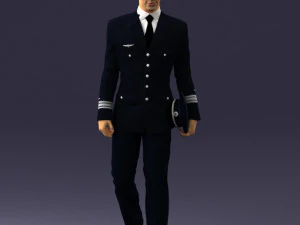 pilot man 0296 3D Model
