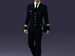 pilot man 0296 3D Model
