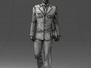 pilot man 0296 3D Model