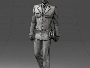 pilot man 0296 3D Model