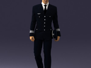 pilot man 0296 3d print ready 3D Print Model