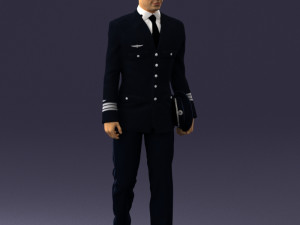 pilot man 0296 3d print ready 3D Print Model