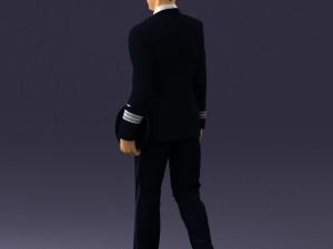 pilot man 0296 3d print ready 3D Print Model