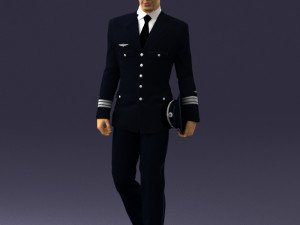 pilot man 0296 3d print ready 3D Print Model
