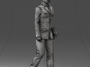 pilot man 0296 3d print ready 3D Print Model