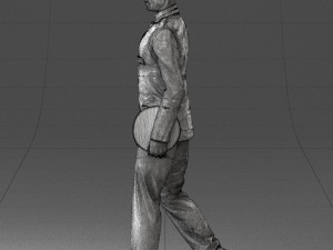 pilot man 0296 3d print ready 3D Print Model