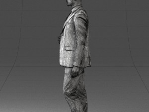 man in blue suit 0298 Modelo 3D