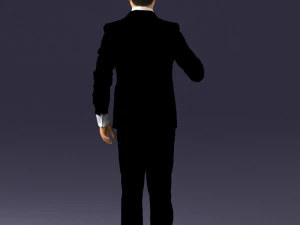 man with microphone 0316 3D Model
