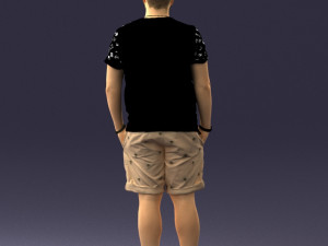 man in beige shorts 0323 3d print ready 3D Print Model