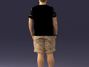 man in beige shorts 0323 3d print ready 3D Print Model