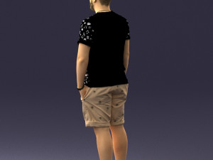 man in beige shorts 0323 3d print ready 3D Print Model