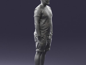 man in beige shorts 0323 3d print ready 3D Print Model