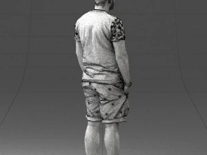 man in beige shorts 0323 3d print ready 3D Print Model