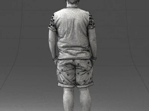 man in beige shorts 0323 3d print ready 3D Print Model