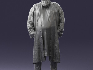 man in black cloak 0325 3D मॉडल
